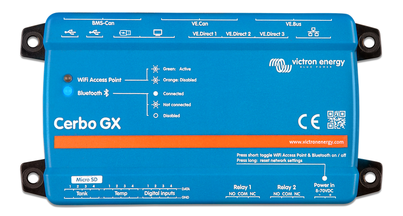 Victron Energy has introduced the Cerbo GX MK2, MK1 deprecated.