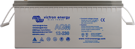 12V/230Ah AGM Super Cycle Batt. (M8)